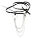 thumbnail image 1 of Arnés de material cuero PU Punk para mujer, cadenas para el cuerpo, borla de cadena de Metal, tu diario o de Cosplay, 1 of 7