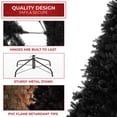 thumbnail image 3 of Árbol de Navidad Casafield Abeto Negro 1,8 m Soporte de Metal, 3 of 7