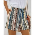 thumbnail image 5 of FreshPrettyWomens Boho Summer Shorts Beach Vacation Clothes 2025 Elastic Waist Casual Printed Loose Short Lounge Pant Pockets, 5 of 5