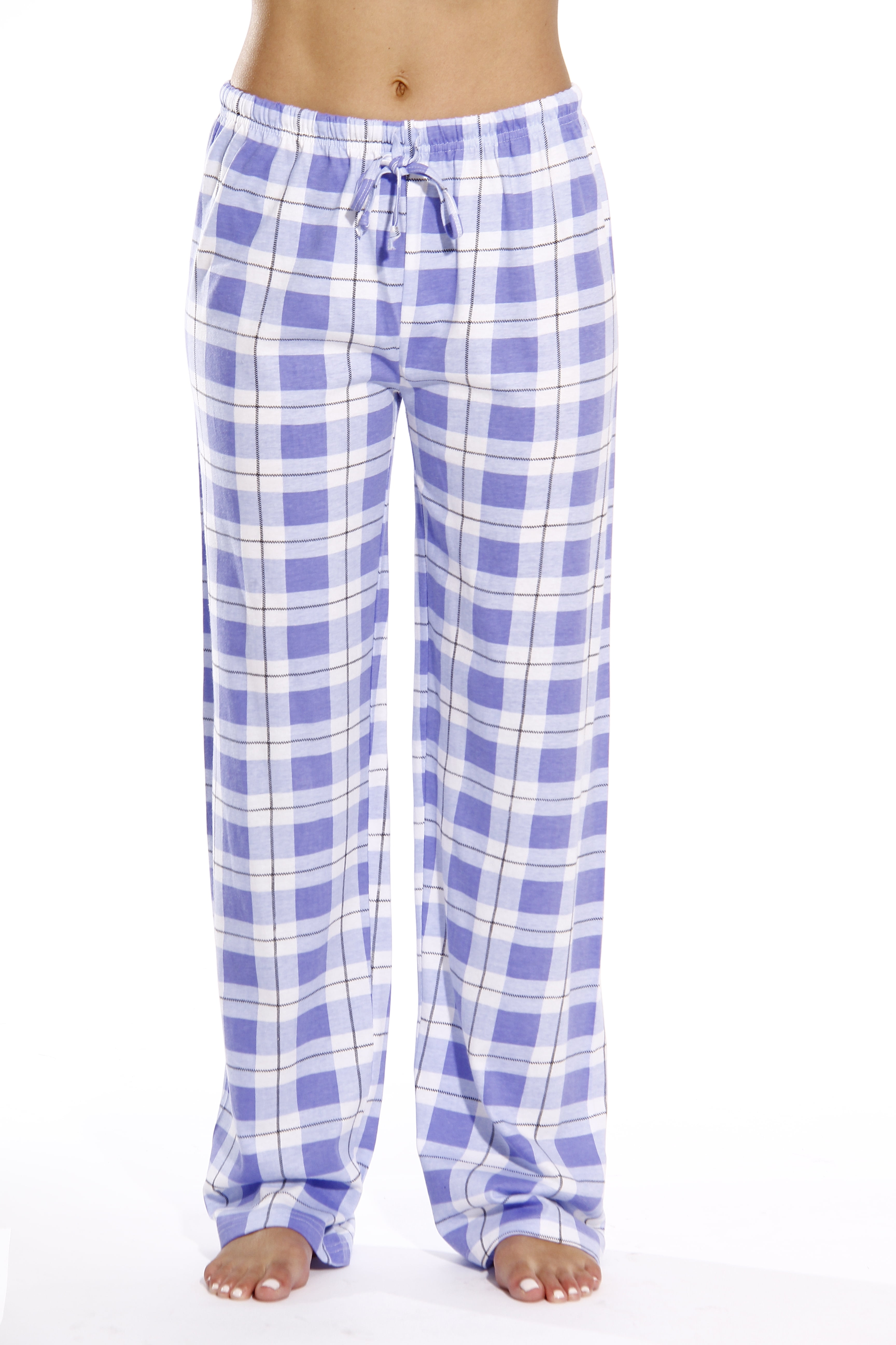 just love plaid pajama pants cotton jersey (pink - plaid, x-small ...