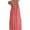 Pink, variant on Ecqkame Women's Plus Size T-Shirt Dress Fashion Sleeveless Summer Tassel Cotton Fashion Long Dress Navy L on Clearance