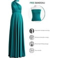 thumbnail image 2 of MaxxMarket Infinity Dress with Bandeau, Convertible Bridesmaid Dress, Long, Plus Size, Multi-Way Dress, Twist Wrap Dress, 2 of 8