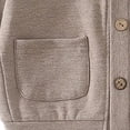 thumbnail image 6 of Umfun Girls V-Neck Button Down Cardigan - Soft Fleece Relaxed Fit Sweater with Front Pockets Casual Layer Outerwear for School and Home Lounging, 6 of 8