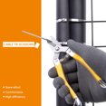 thumbnail image 5 of Heavy Duty Metal Zip Ties (With Tie Cutter) Uv Resistant Stainless Steel Zip Ties, 11.8 Inch 50 Pieces, Self-Locking Zip Ties, Suitable For Fixing Fences, Pipes, Etc. Outdoor., 5 of 9