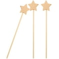 thumbnail image 6 of 6pcs Unfinished Fairy Wands Wooden Star Wand Blank Fairy Sticks Party Favors, 6 of 6