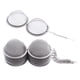 thumbnail image 5 of 20x de té de malla de té Colador de material acero inoxidable para alimentos Té suelto Filtros de té más empinados Difusor de té Soledad Filtro de acero inoxidable, 5 of 10