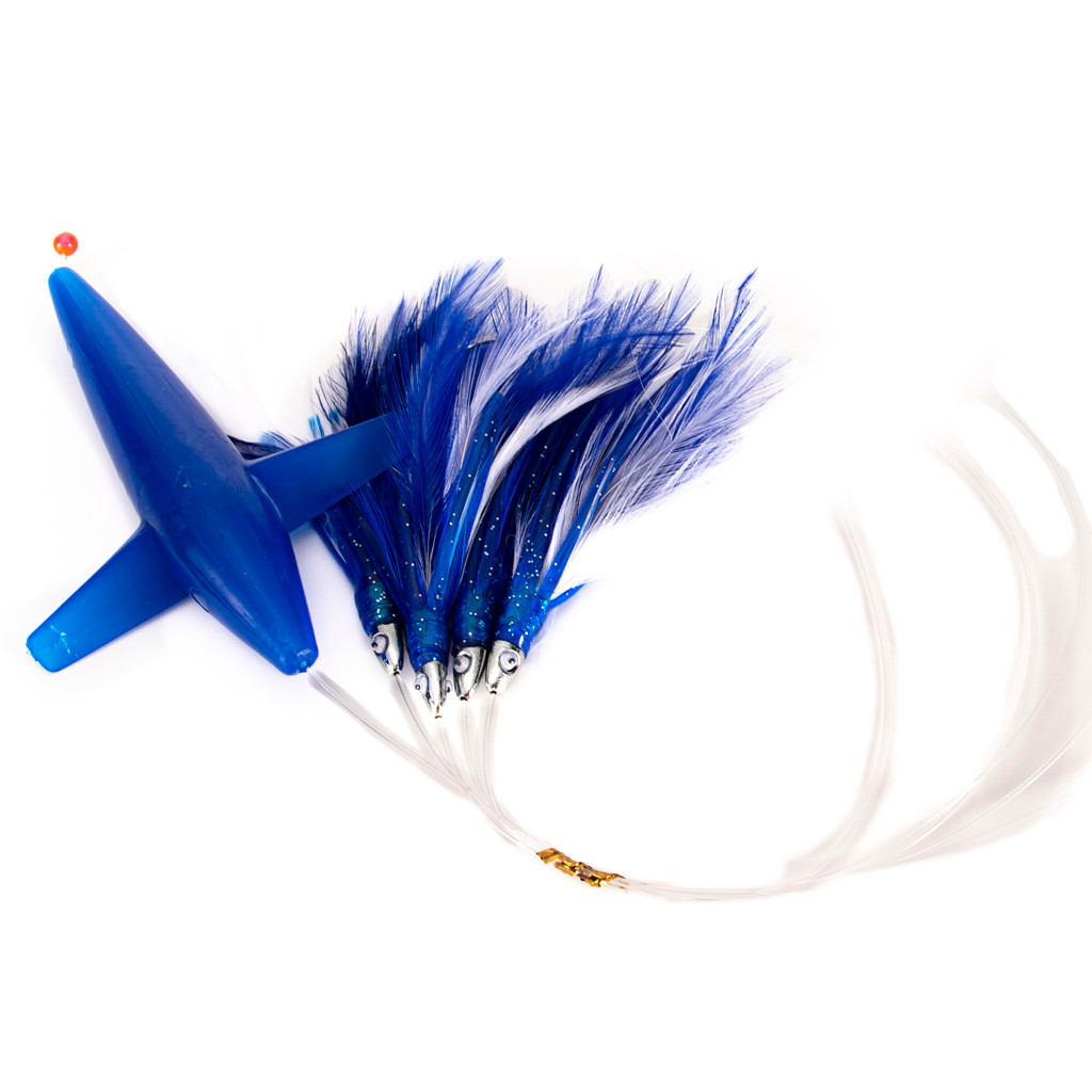 snorda Tuna Feather Lure Tuna Lure Tuna Feather Daisy Chain with Bird