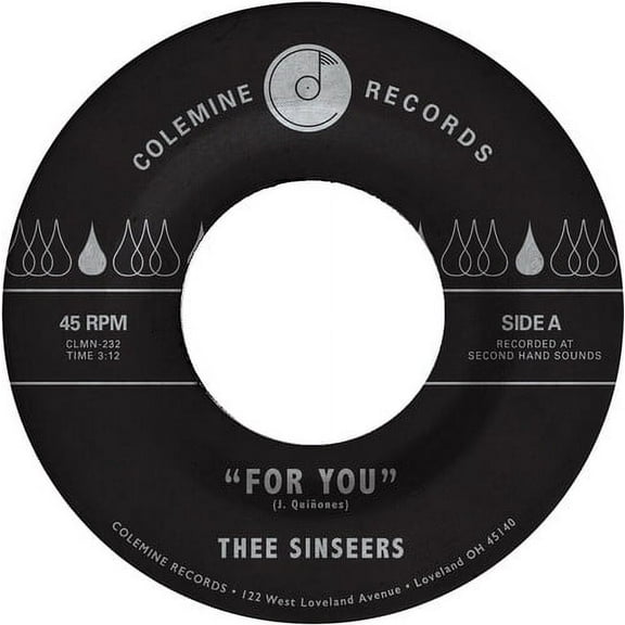 Thee Sinseers - For You / Si Lloraras - Music & Performance - Vinyl [7-Inch]