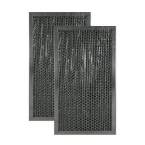 Air Filter Factory Replacement for 8184002, 2080679, WB6X379, WB06X379 Microwave Oven Aluminum Mesh Grease Charcoal Carbon Combo Filters 2-Pack