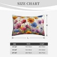 thumbnail image 4 of Lsque Colorful Wildflower Meadow Pattern Pillow Case – Soft & Cozy Throw Pillow Cover, Hypoallergenic Cushion Case for Sleeping Women with Envelope Closure-20"x30", 4 of 6