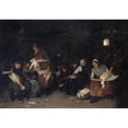 thumbnail image 3 of Max Liebermann 24x18 Black Modern Framed Museum Art Print Titled - Women Plucking Geese (1871-1872), 3 of 5