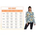 thumbnail image 3 of FORMRS Womens Long Sleeve Shirts UPF 50+ Sun Protection Quick Dry Fishing Hiking Tops, Size S-2XL, Whimsy Daisy Pattern, 3 of 8