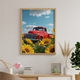 thumbnail image 6 of Diamond Art Kits for Adults - Vintage Red Truck Sunflowers Sky 5d Diamond Painting for Adults, Diamond Art for Adults Beginners, Frameless Diamond Painting Kits for Adults for Home Wall Decor, 6 of 7