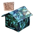 thumbnail image 3 of Casa para gatos ligera, accesorio de esponja, equipo para gatos de interior durante toda la temporada Verde M, 3 of 9