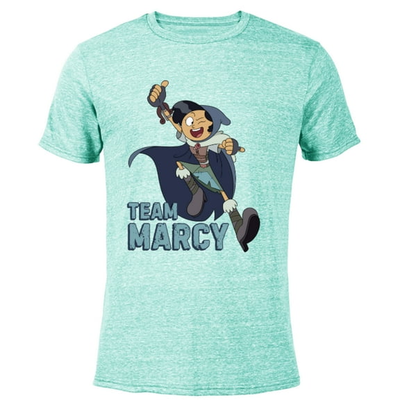 Disney Channel Amphibia Team Marcy - Short Sleeve Blended T-Shirt for Adults – Customized-Ocean Blue