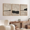 thumbnail image 4 of Hieng Large landscape Framed Canvas Wall Art 16x24 Inch Set of 3 Vintage Nature Scenery Wall Decor Lake Woodland Art Print for Living Room Bedroom Office, 4 of 5