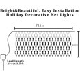 thumbnail image 3 of Solar Net Mesh String Lights Outdoor Waterproof LED Lights for Party Christmas, 3 of 4
