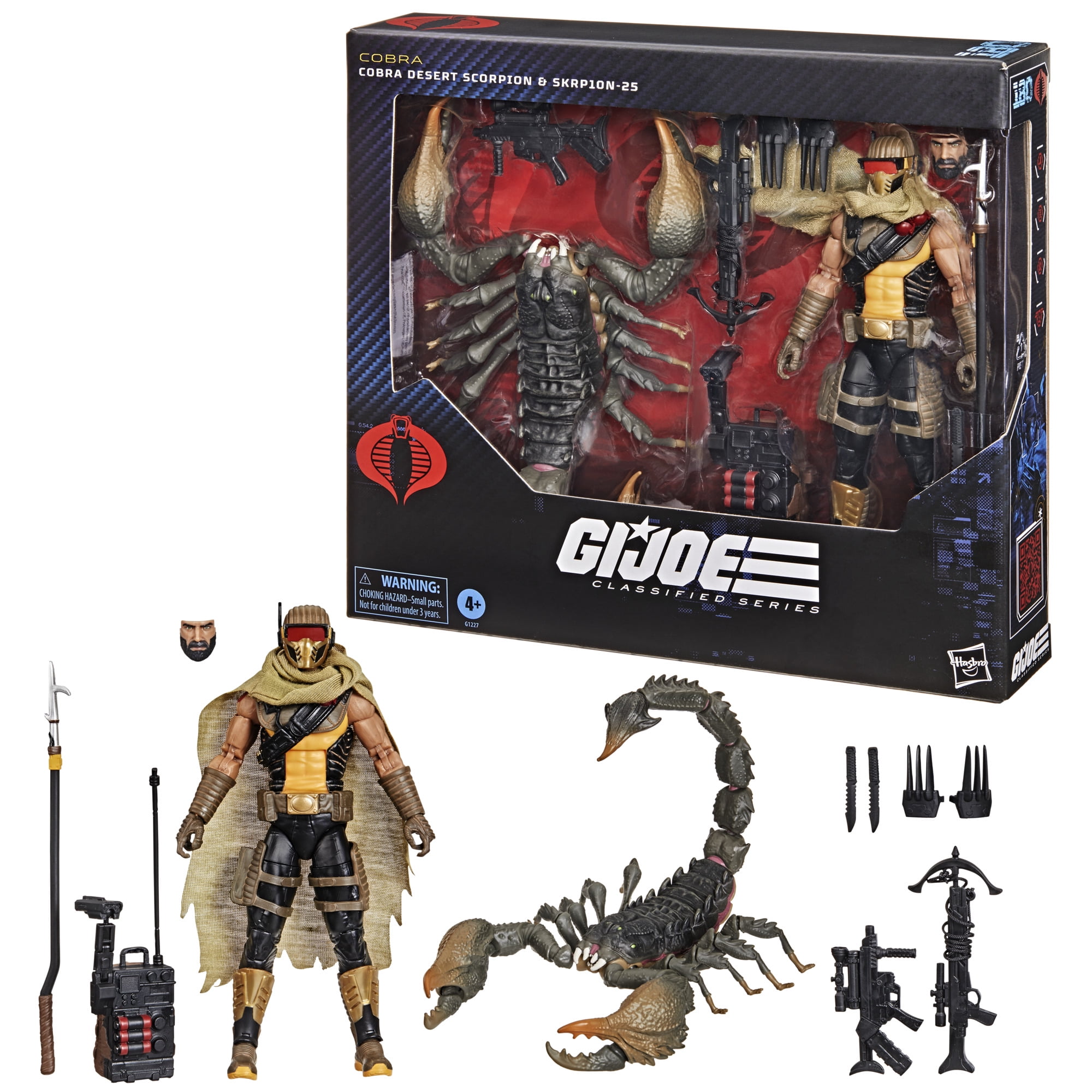 G.I. Joe Classified Series 180, Cobra Desert Scorpion & SKRP10N-25, 6 Inch Action Figure