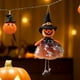 thumbnail image 3 of Vestido de gasa para Halloween | Estilos de Bruja, Gato Negro, Calabaza, Fantasma | Con campanas | Decoración colgante de tela de diseño intrincado | Adorno festivo | Uso versátil | 1 pieza, 3 of 5