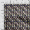 thumbnail image 2 of oneOone Cotton Jersey Navy Blue Fabric Cactus Sewing Fabric By The Yard Printed Diy Clothing Sewing Supplies 58 Inch Wide, 2 of 5