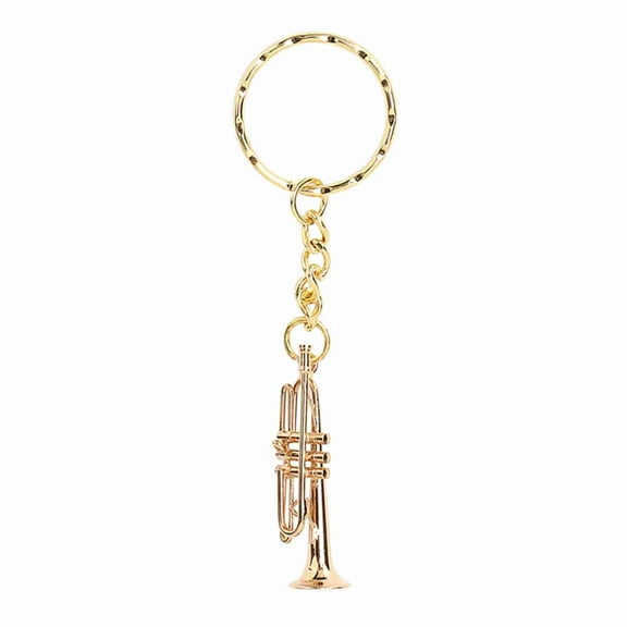 Trumpet Keychain, Fashionable Stylish Key Ring, Exquisite Workmanship for Gifts Home