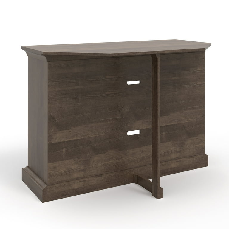 Whalen Furniture Allston Barn Door Corner TV Stand for TVs up to 55