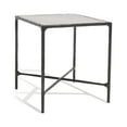 thumbnail image 5 of SAFAVIEH Couture Jessa Glam Glass Top Metal End Table, Black/White, 5 of 11