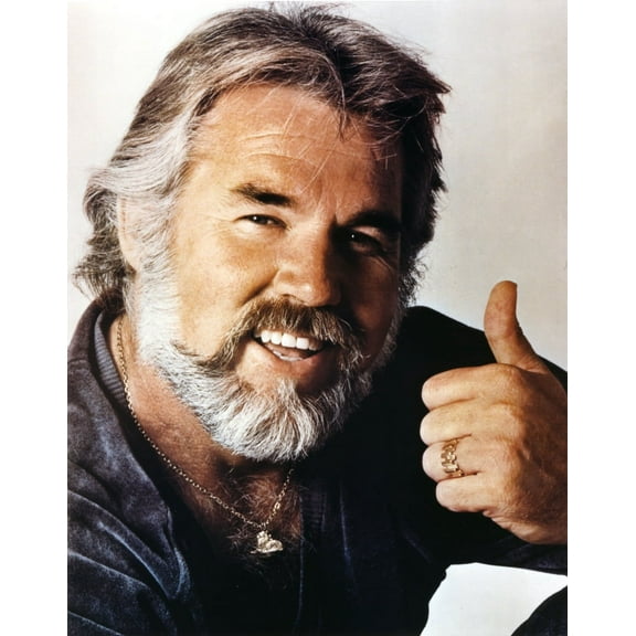 Kenny Rogers smiling Close Up Portrait Photo Print (8 x 10)