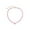 Pink, variant on Peach Heart Simple Rice Beads Handmade Necklace Geometric Folding Beaded Necklace For Women's Daily Wear