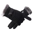 thumbnail image 5 of Guantes de nieve resistentes al viento y ajustables que mantienen el calor para conducir y andar en bicicleta para hombres y mujeres B 11D Marrón, 5 of 5