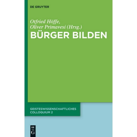 BÃ¼rger bilden, (Hardcover)