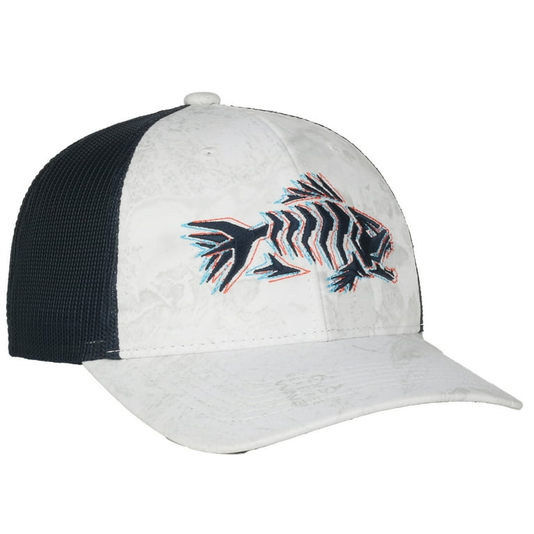 Realtree White Camo Baseball Cap, Polyester Mesh Back, Adjustable