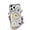 White, variant on for iPhone Case,[Compatible with MagSafe] Luxury Drip Glue Real Press Flower Glitter Bling Sparkly Rhinostone Shockproof Phone Case (Blue,iPhone 14 Pro)