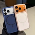 thumbnail image 3 of For iPhone 17 Magnetic Phone Case,Compatible with Mag-Safe,Anti-fingerprinting Matte Back,Ultra Slim Shockproof Anti-fall Non-Slip Drop Protection,Anti-Scratch Thin Fit Phone Case,Pink, 3 of 15