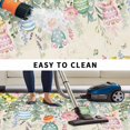 thumbnail image 4 of Easter Outdoor Rug 3x5 Ft, Non Slip Washable Area Rug, Spring Colorful Eggs Eucalyptus Leaves Floral Patio Rugs Carpet Runner, Large Floor Mat for Indoor/Outdoor Deck Porch Camping, 4 of 8