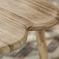 thumbnail image 7 of Vintiquewise Decorative Antique Heart Shaped Wooden Stool, Brown, 7 of 7