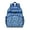 Blue-71, variant on Night Sky Scene Students Backpack Cute Hedgehog in Forest with Floral and Tree Patterns, Artistic Book Bag for