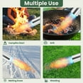 thumbnail image 6 of Portable Propane Torch Weed Burner Kit with Storage Bag, High Output BTUs Weed Torch with 10ft Hose, Self Igniter Weed Flame Torch for Weeding, Campfires, Roofing, Melting Snow and Ice, Road Marking, 6 of 10