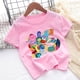 thumbnail image 2 of Camiseta con letras "Inside Out" para niños, playera con combinación de nombre, ropa informal Kawaii de dibujos animados, Tops Harajuku para niños y niñas, 2 letras A B C, 2 of 5