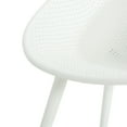 thumbnail image 5 of Kaia Modern Outdoor Patio Accent Chairs, Minimalist Design, White, Set of 2, 5 of 7