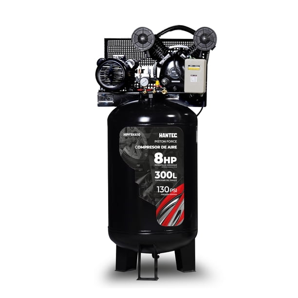 Compresor de Aire HANTEC PistonForce 300 L 6 HP 110V