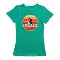 thumbnail image 1 of California Bear Gradient Sun Background, Medium Front Graphic Women's T-shirt, 1 of 1