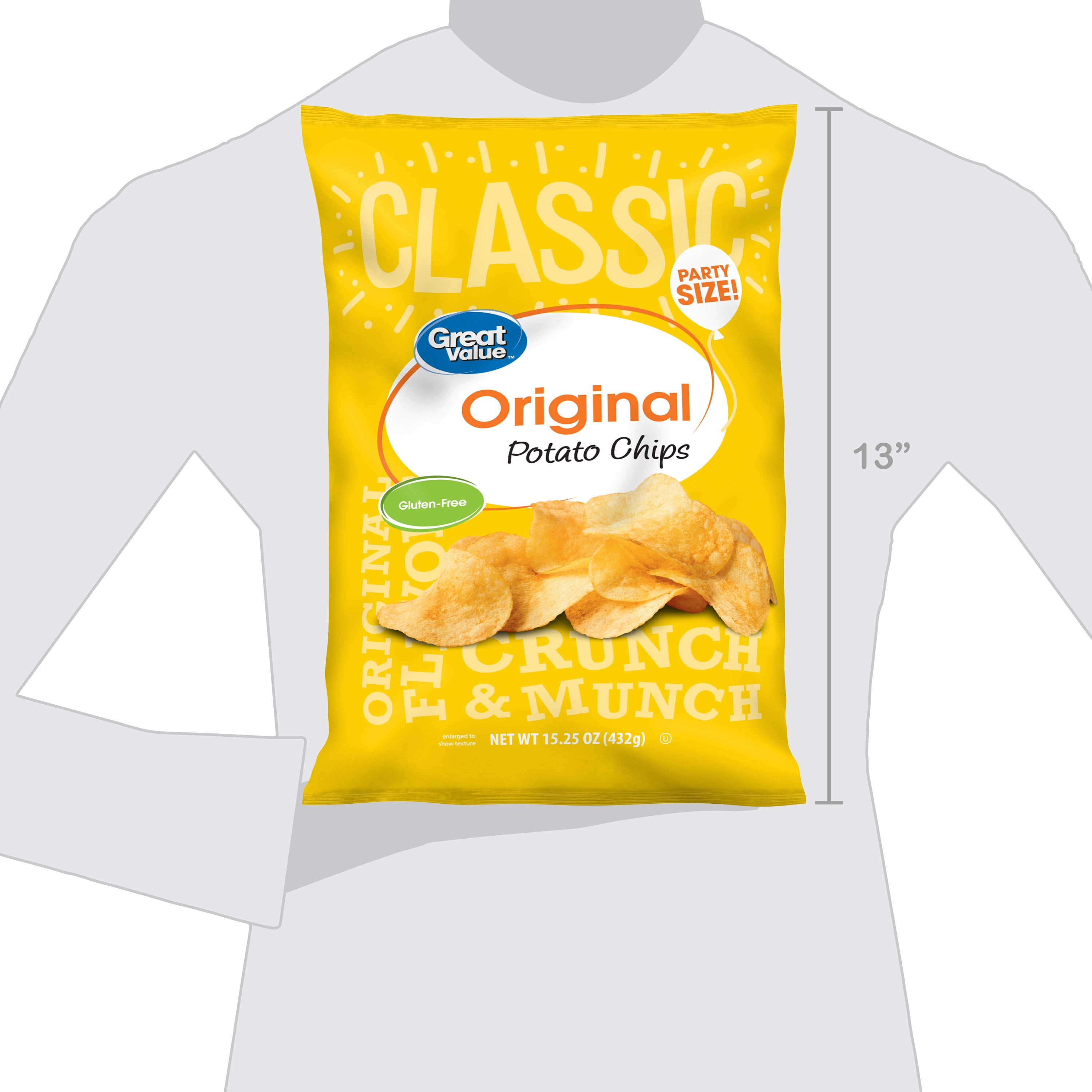 パーマン14号です。ヴィンテージ缶　大サイズ④ POTATO CHIPS Great Value Sour Cream & Onion Flavored Potato Chips Party