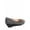 Black, variant on Fisher-1 Women's Slip On Glitter Rhinstone Open Toe Low Wedge Heel Pump Shoes