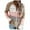 c-Pink, variant on 2025 Women Coat Cardigans Cardigan 1X Star Printing Long Sleeve Plus Size Sweater for Women O-Neck Cropped Sweater Top