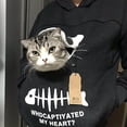 thumbnail image 2 of Sweatshirt Cat Lovers Hoodie Kangaroo Dog Pet Paw Pullovers Cuddle Pouch Sweatshirt Pocket Animal Ear Hooded High Quality zhangyuxiang LED, 2 of 2