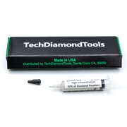 TechDiamondTools Diamond Lapping Compound Polish Lapidary Paste 800 Grit 12-25 Microns for Stock Removal or Lapping Metals 5 Grams with High (H) 50% Concentration of Diamond Powder