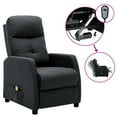 thumbnail image 3 of vidaXL Massage Chair Electric Massaging Recliner Chair for Elderly Fabric, 3 of 51