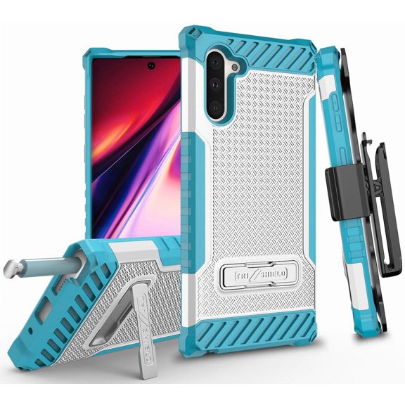 Case for Galaxy Note 10, Tri-Shield [Military Grade] Rugged Cover with Metal Kickstand [Includes Wrist Strap Lanyard] for Samsung Galaxy Note 10 Phone (SM-N970, SM-N971)