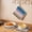 Blue, variant on Orange Gray Pot Holders for Kitchen Heatproof Potholder, 2 Pack Farmhouse Retro Gradient Wooden Grain Hot Pads Multipurpose Oven Pads Cloth Potholders Trivet for Cooking and Baking